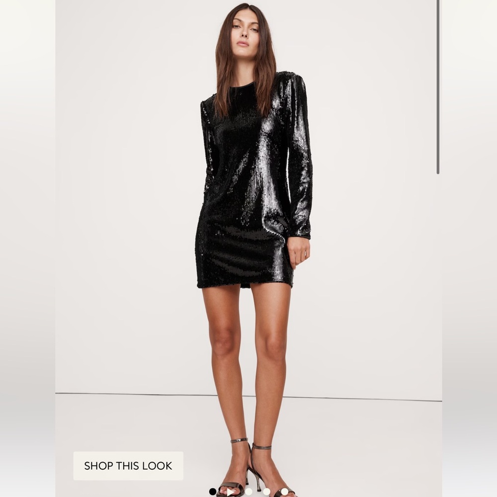 Banana Republic Stretch Sequin Mini Dress